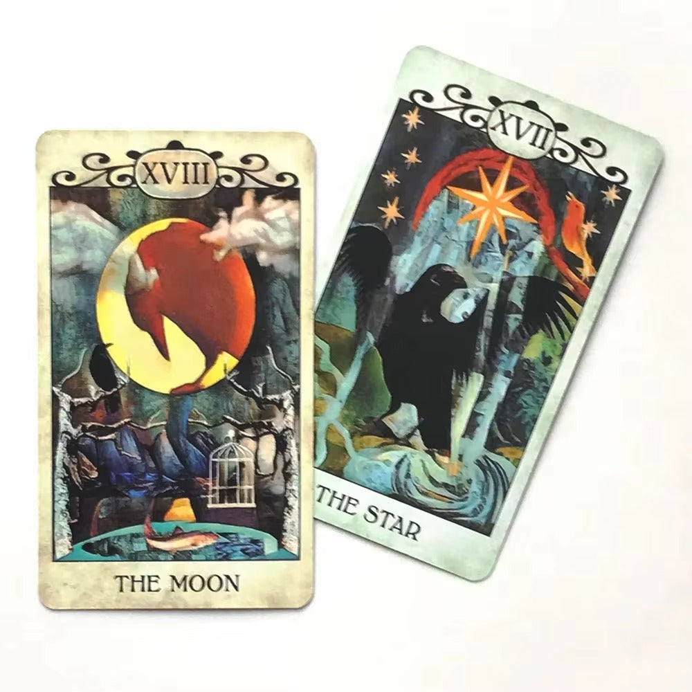 78Card Crow Tarot Oracle Cards For Fate Divination Board Game Tarot And A Variety Of Tarot Options PDF Guide