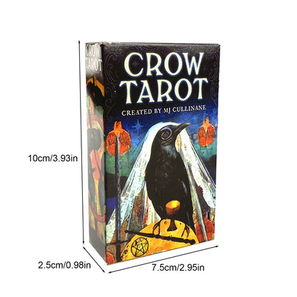 78Card Crow Tarot Oracle Cards For Fate Divination Board Game Tarot And A Variety Of Tarot Options PDF Guide