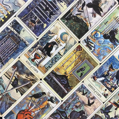 78Card Crow Tarot Oracle Cards For Fate Divination Board Game Tarot And A Variety Of Tarot Options PDF Guide