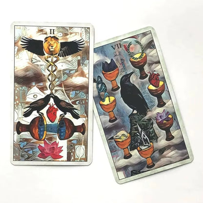78Card Crow Tarot Oracle Cards For Fate Divination Board Game Tarot And A Variety Of Tarot Options PDF Guide