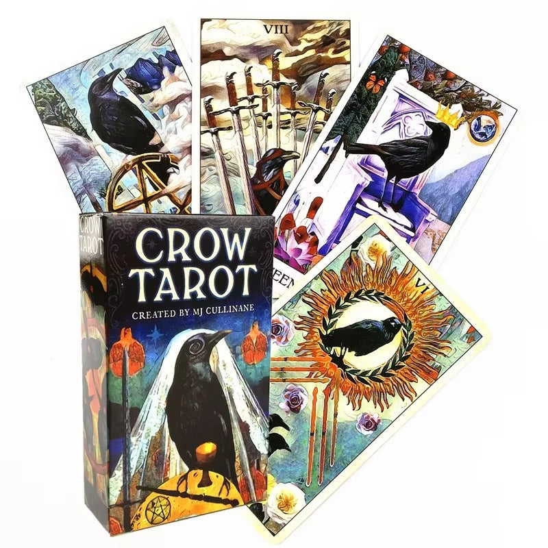 78Card Crow Tarot Oracle Cards For Fate Divination Board Game Tarot And A Variety Of Tarot Options PDF Guide