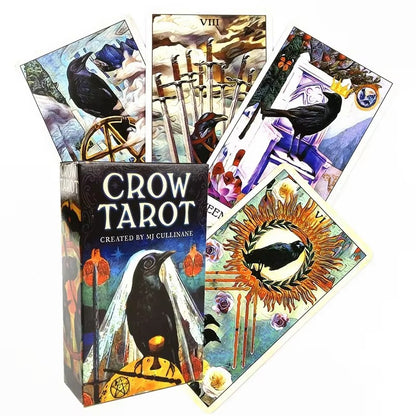 78Card Crow Tarot Oracle Cards For Fate Divination Board Game Tarot And A Variety Of Tarot Options PDF Guide